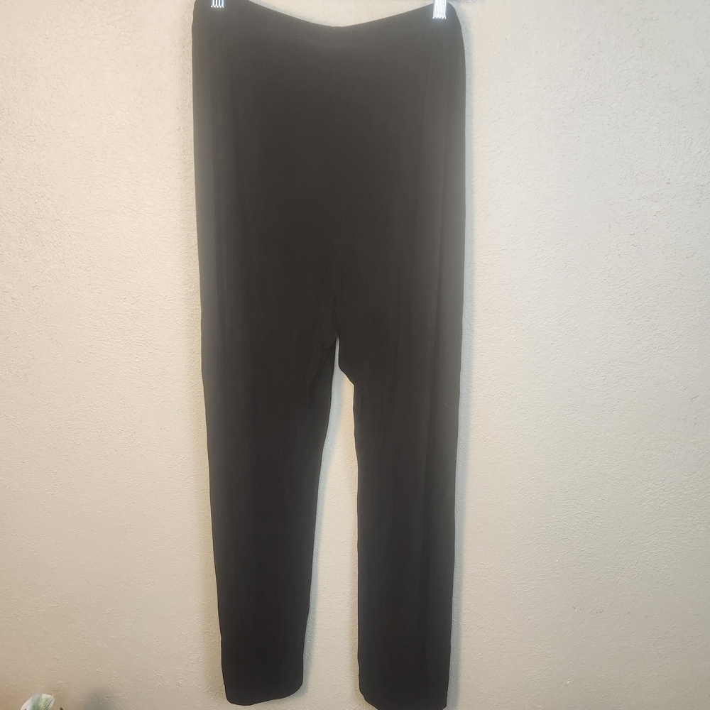 Chico's Travelers Black No Iron Pants Size 4 (XXL) 8019